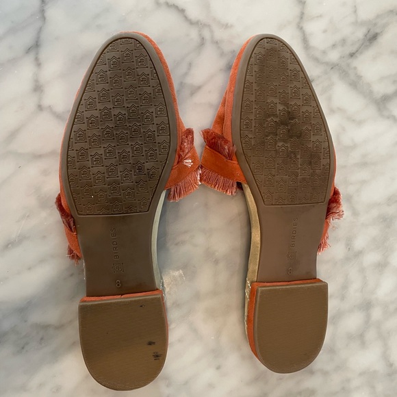 Birdies Ani fringe quilted mule flats. Size 8 - Picture 6 of 14